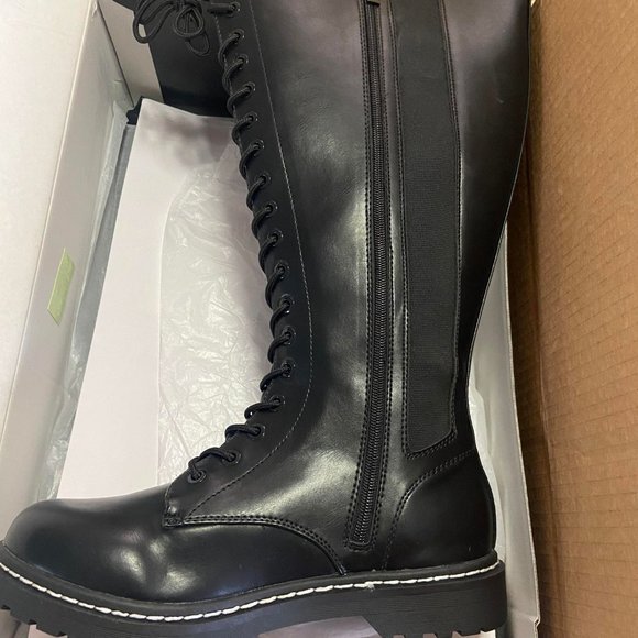 Torrid size Contrast Stitch Knee Boot WW size 11 NWT - Picture 5 of 7